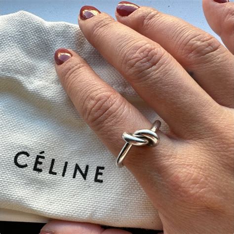 celine knot ring|celine jewelry rings.